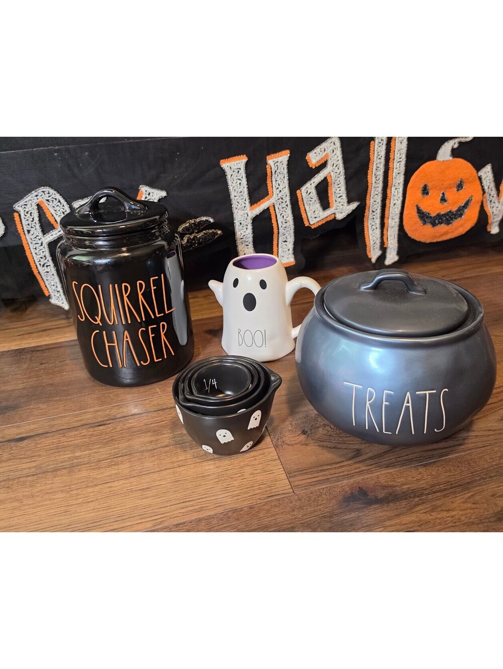 Rae dunn 4 piece Halloween